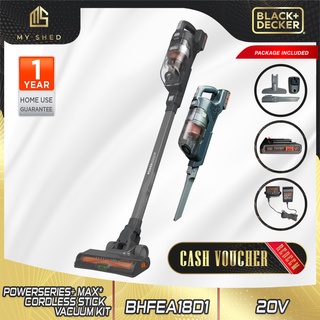 Black and Decker BHFEA18D1 18v Cordless Powerseries Stick Vacuum