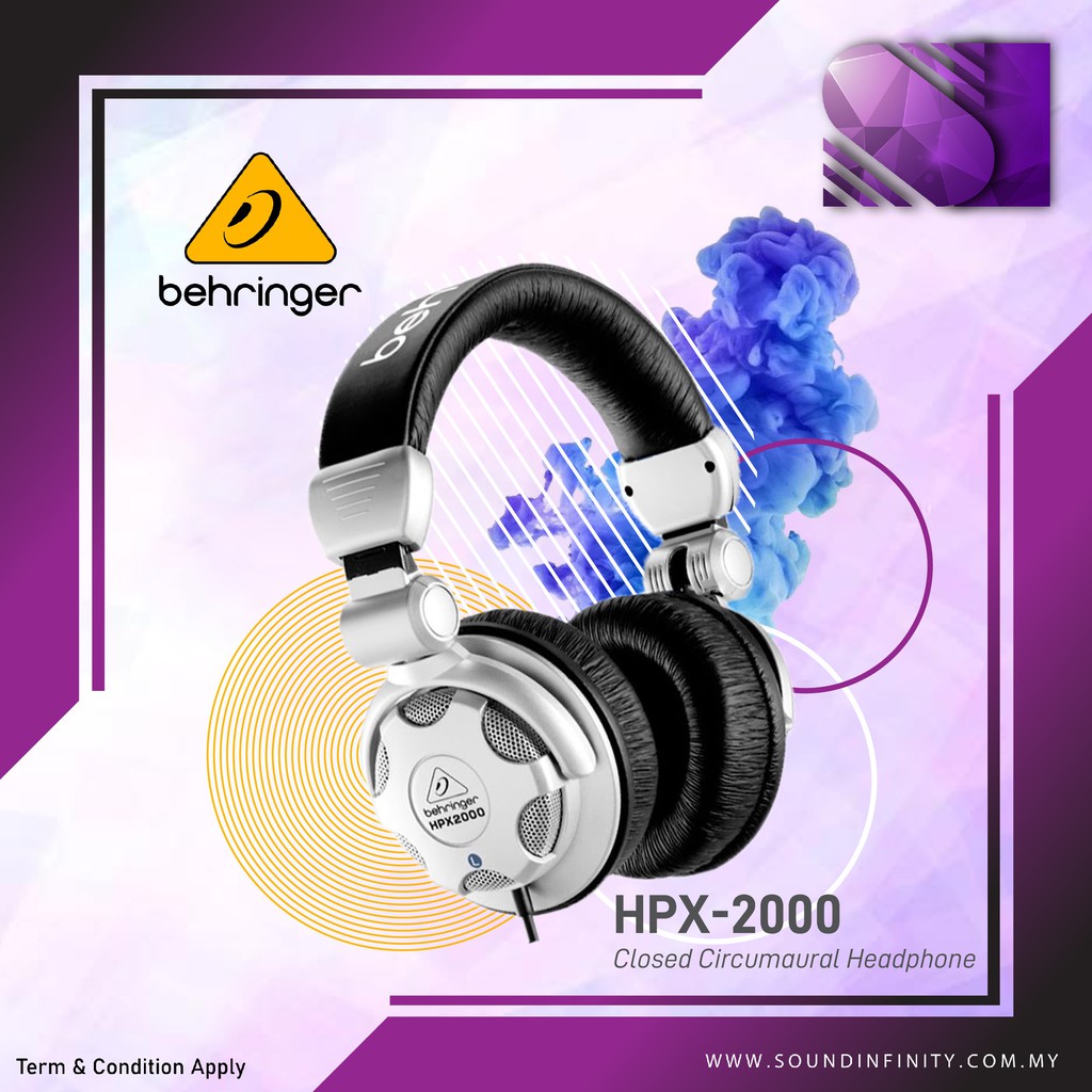 Behringer headphones online hpx2000