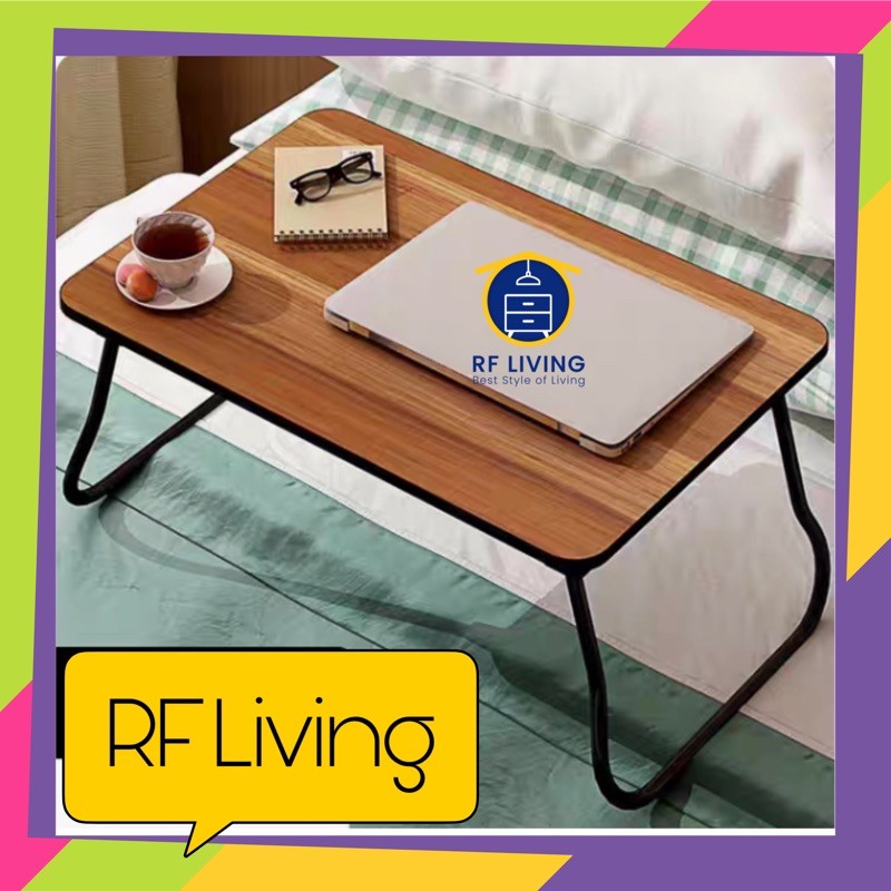 RF Living Foldable Laptop Desk Portable Folding Computer Table Small ...