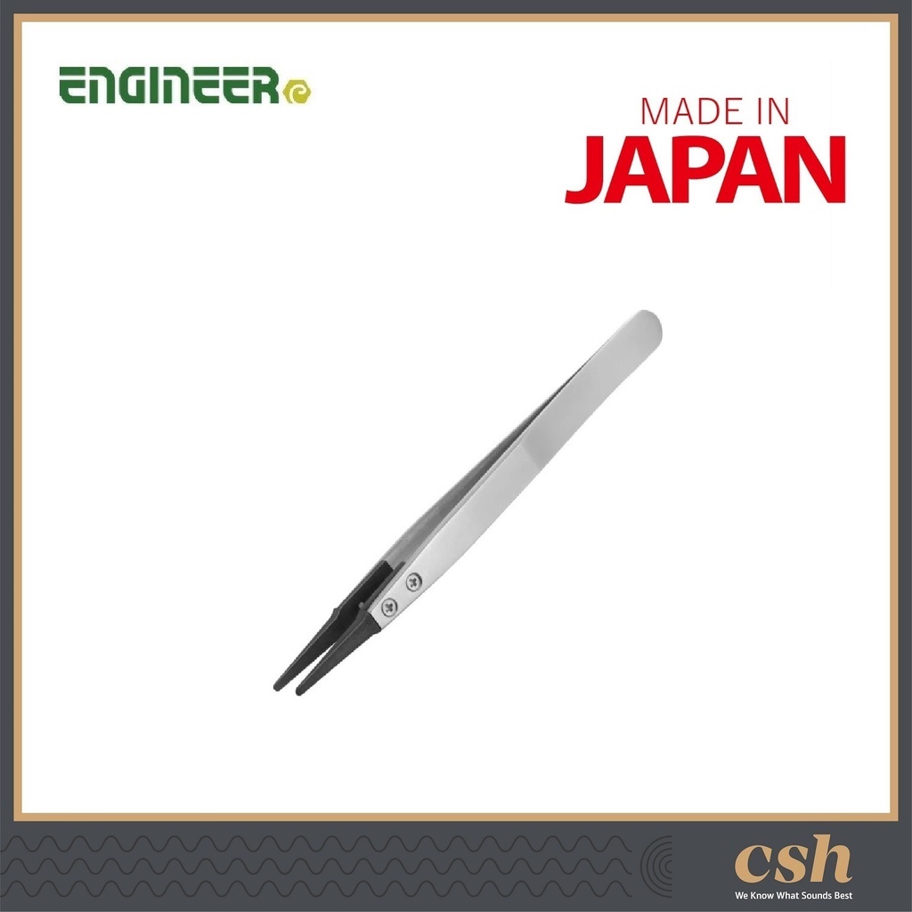 ENGINEER PTZ-42 ESD Plastic-Tipped Tweezers (Made In Japan) | Shopee ...