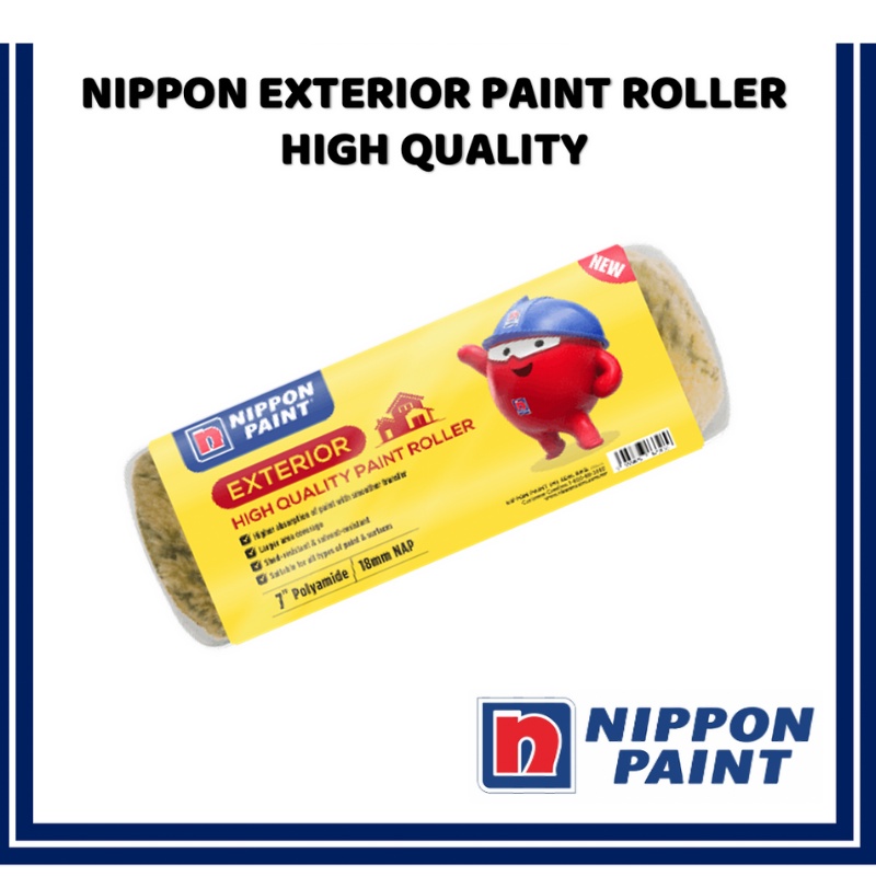 7" Nippon Paint Exterior Paint Roller Refill (READY STOCK)(CHEAPER ...