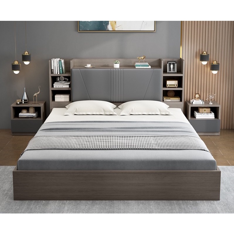 Tatami Storage Bed Frame Hydraulic Lifting Modern Home Bed Storage ...