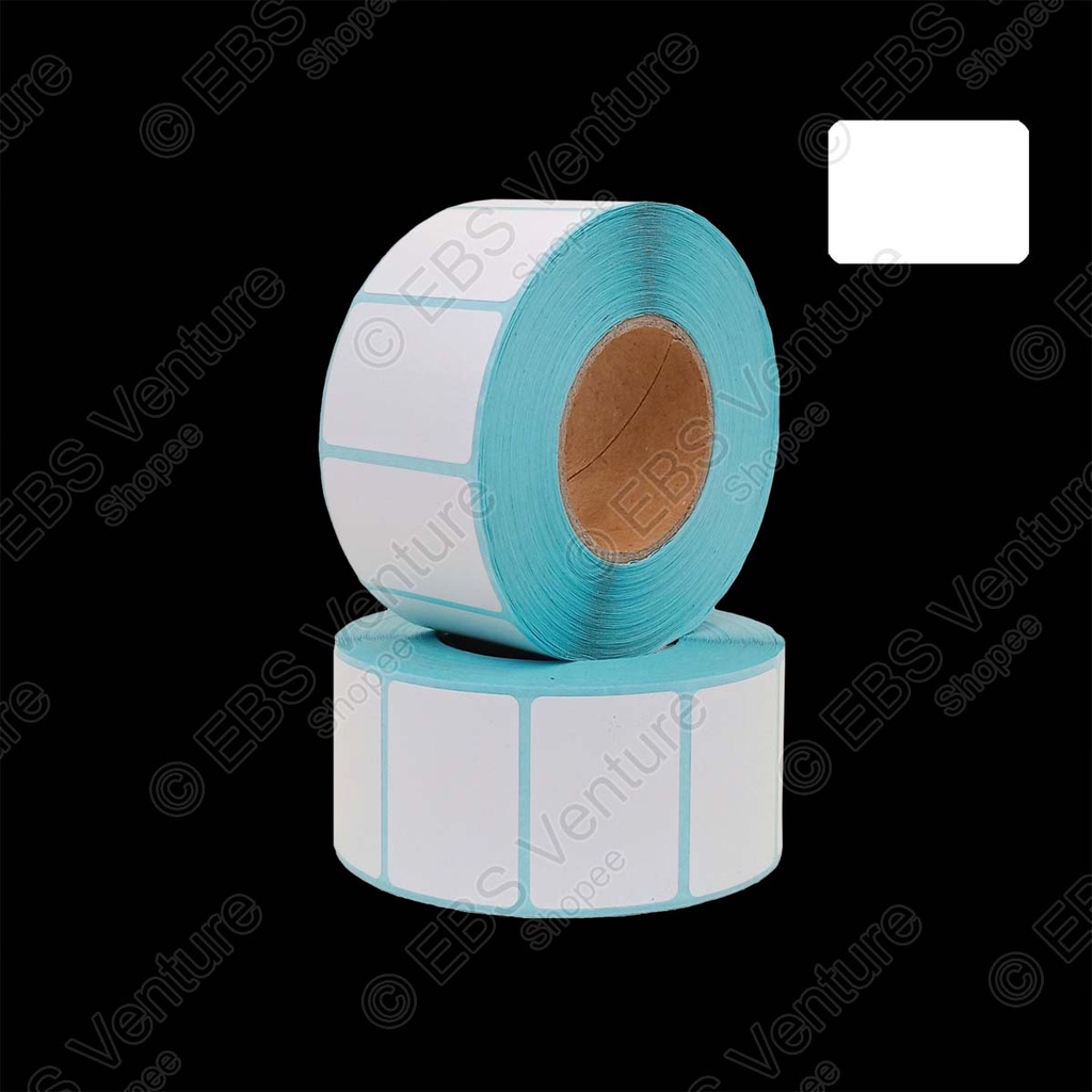 Thermal barcode sticker/label , 40x30mm 35x25mm | Shopee Malaysia