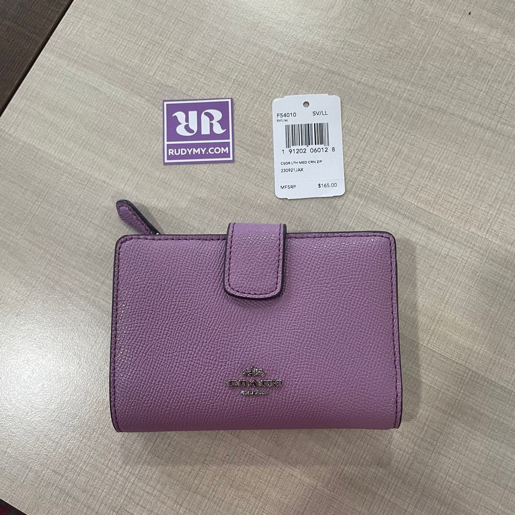 Lilac discount coach wallet