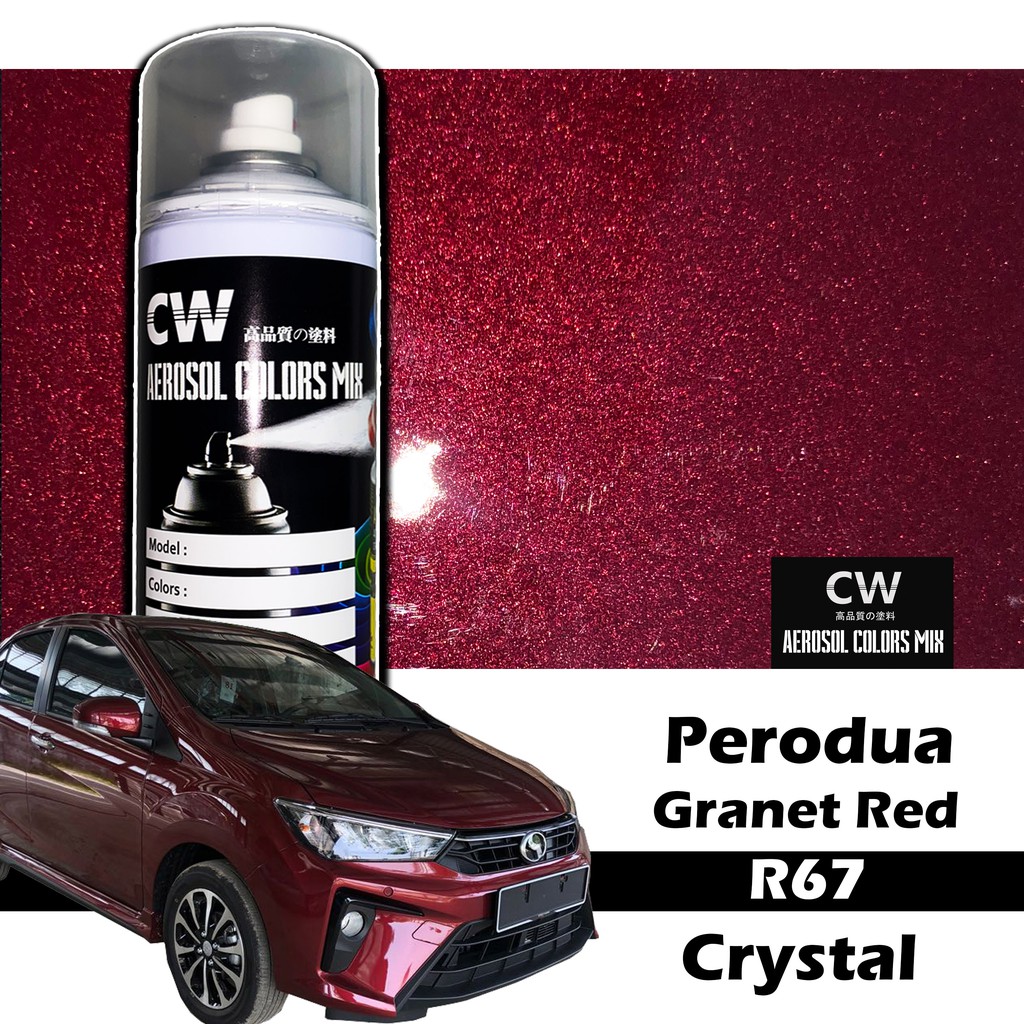 [ Perodua Bezza Touch Up Paint All Colors ] CW Aikka DIY Cat Aerosol ...