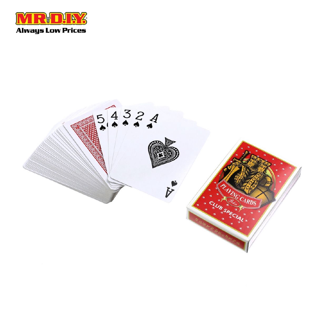 (MR.DIY) Pokers Playing Card (1pc) Shopee Malaysia