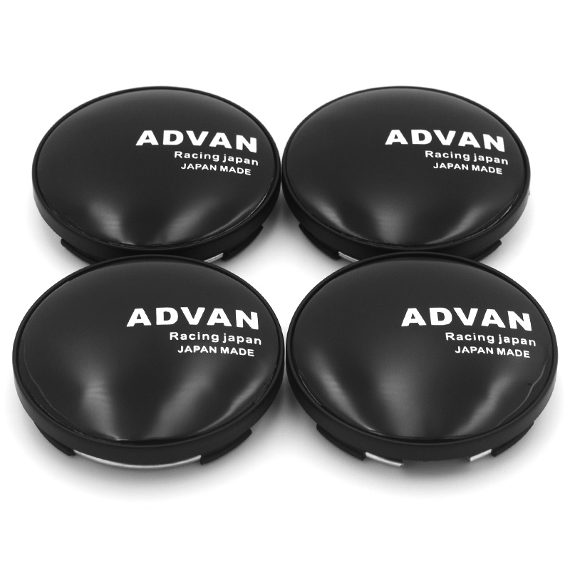 4x 68mm / 62mm Advan Nabendeckel Felgendeckel Radkappen