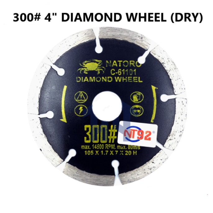 4 Inch Diamond Cutter Wheel Blade Angle Grinder for Concrete Stone