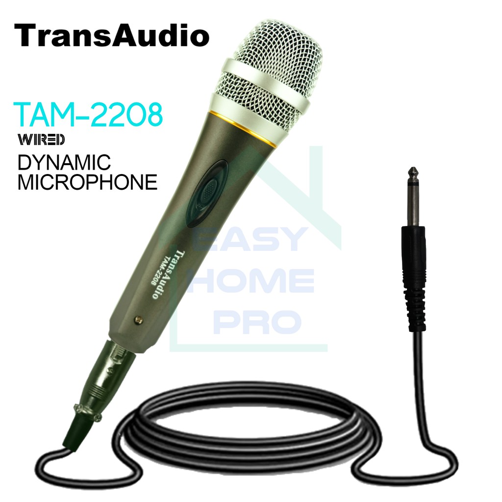 Transaudio TAM-2208 Wired Dynamic Microphone for Singing with 5m XLR ...