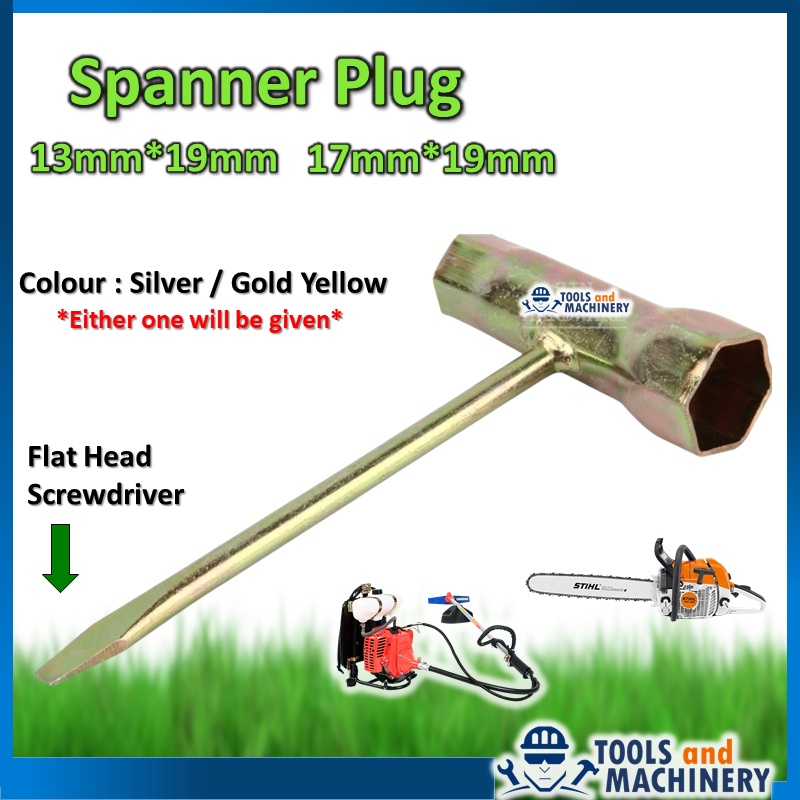 Spanner Plug Plug Wheel 17MM*19MM / 13MM*19MM Brush Cutter Chainsaw ...