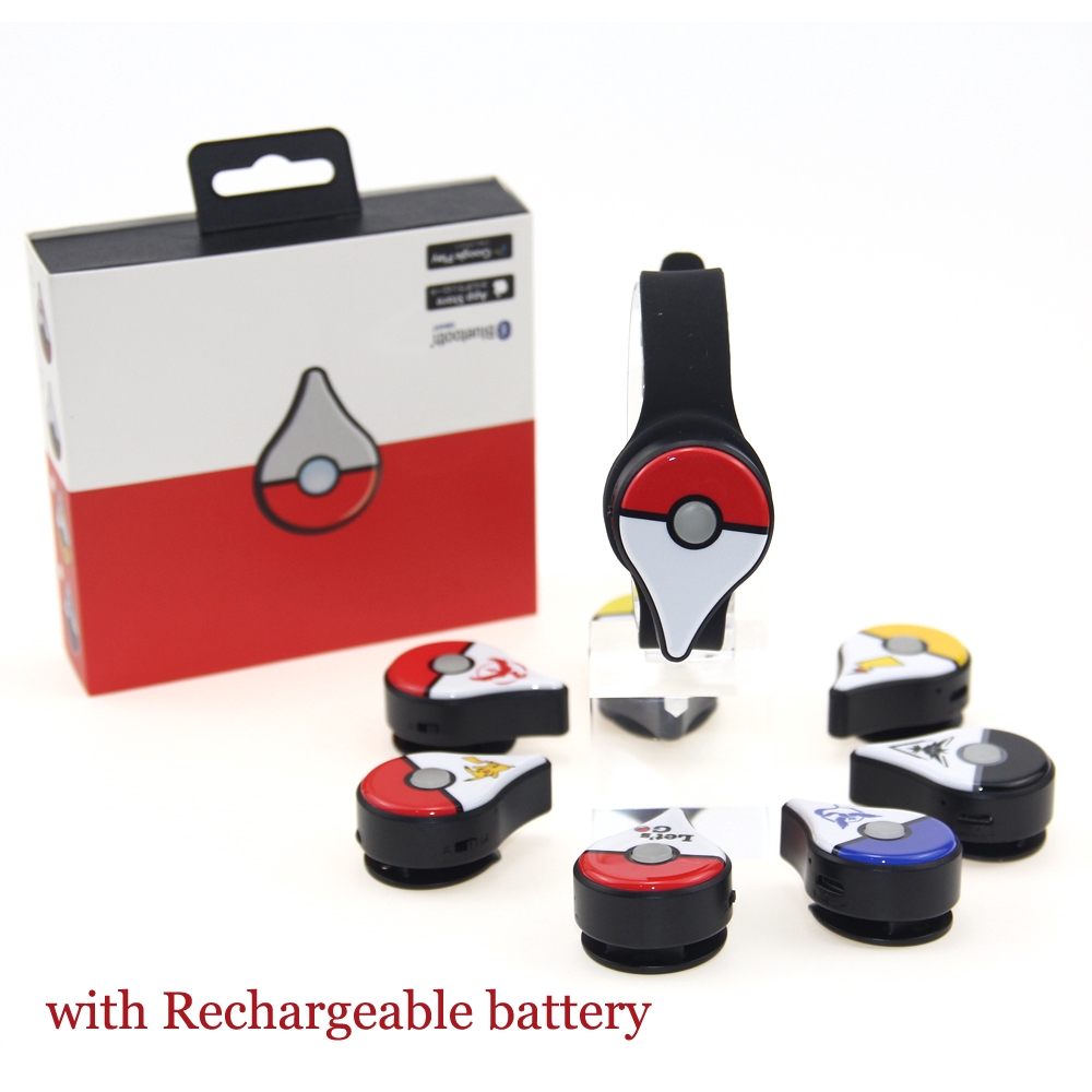 New Auto Catch Bracelet for Pokemon Go Plus Bluetooth Rechargeable