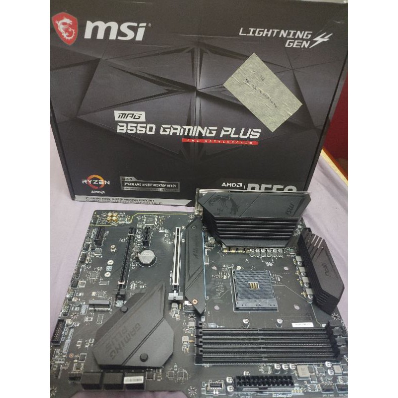 MSI B550 GAMING PLUS AMD AM4 ATX MOTHERBOARD Shopee Malaysia