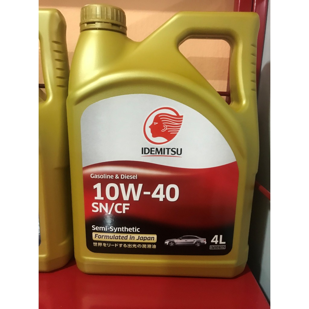 IDEMITSU SEMI-SYNTHETIC 10W40 ENGINE OIL 4L | Shopee Malaysia