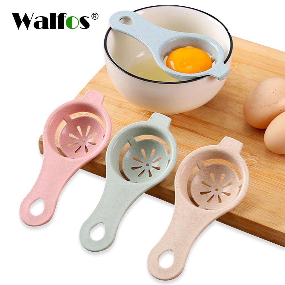 WALFOS Egg Yolk Separator Sieve Plastic Egg Divider Filiter Strainer