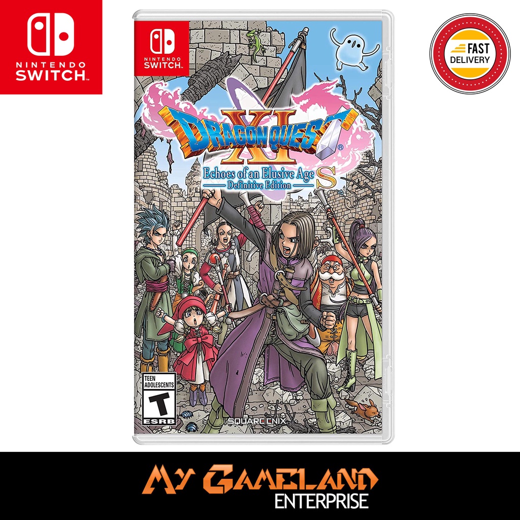 DRAGON QUEST XI S ECHOES OF AN ELUSIVE AGE DEFINIVE EDITION - Switch PAL NEUF - Jeux vidéo
