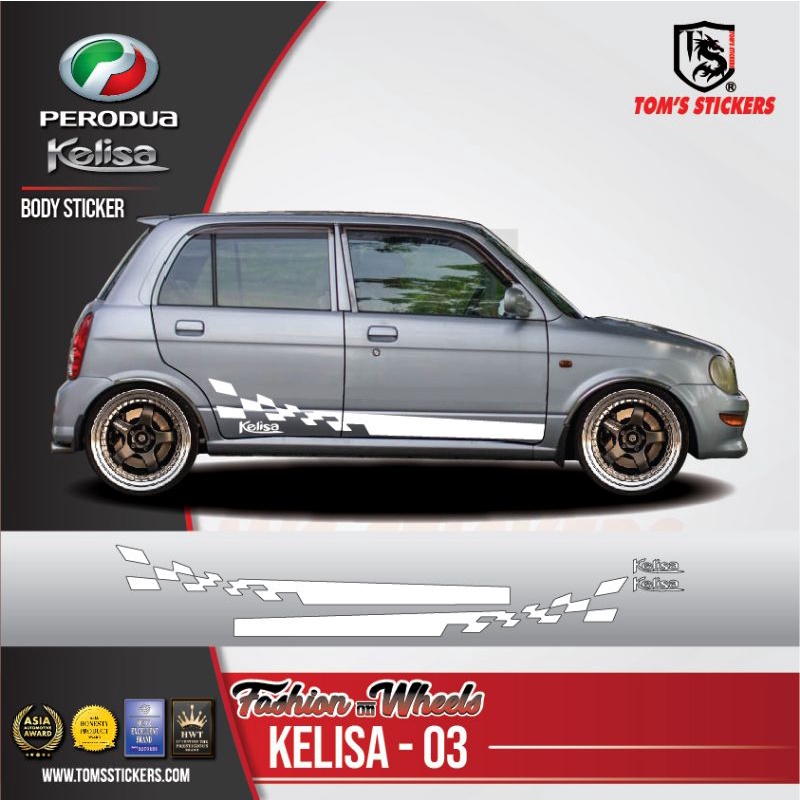 Perodua kelisa body sticker | Shopee Malaysia
