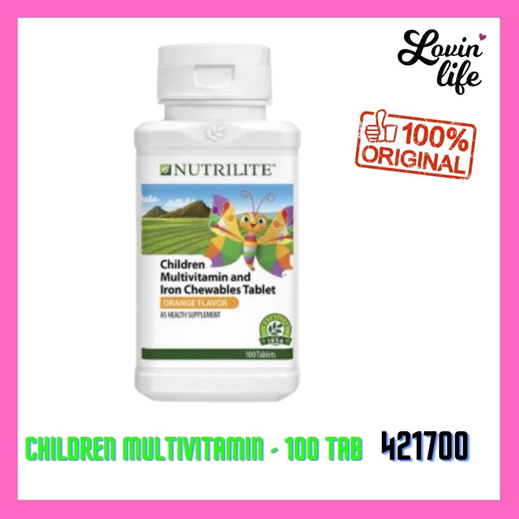 Platinum Seller Nutrilite Children Vitamin / Kids Multivitamin And Iron ...
