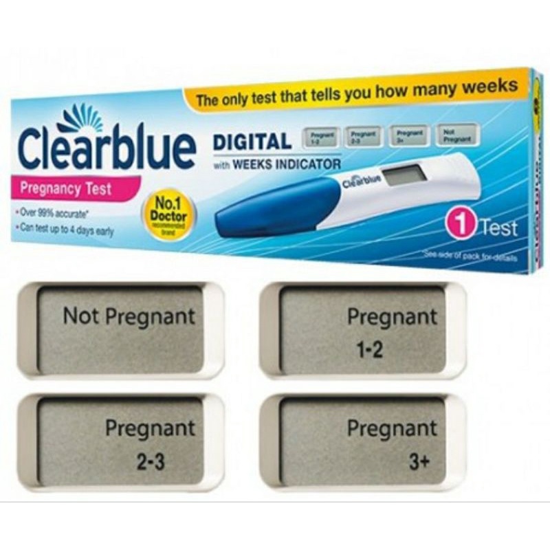 ClearBlue Digital UPT / Easy Pregnancy Test TesPek Hamil (Early ...