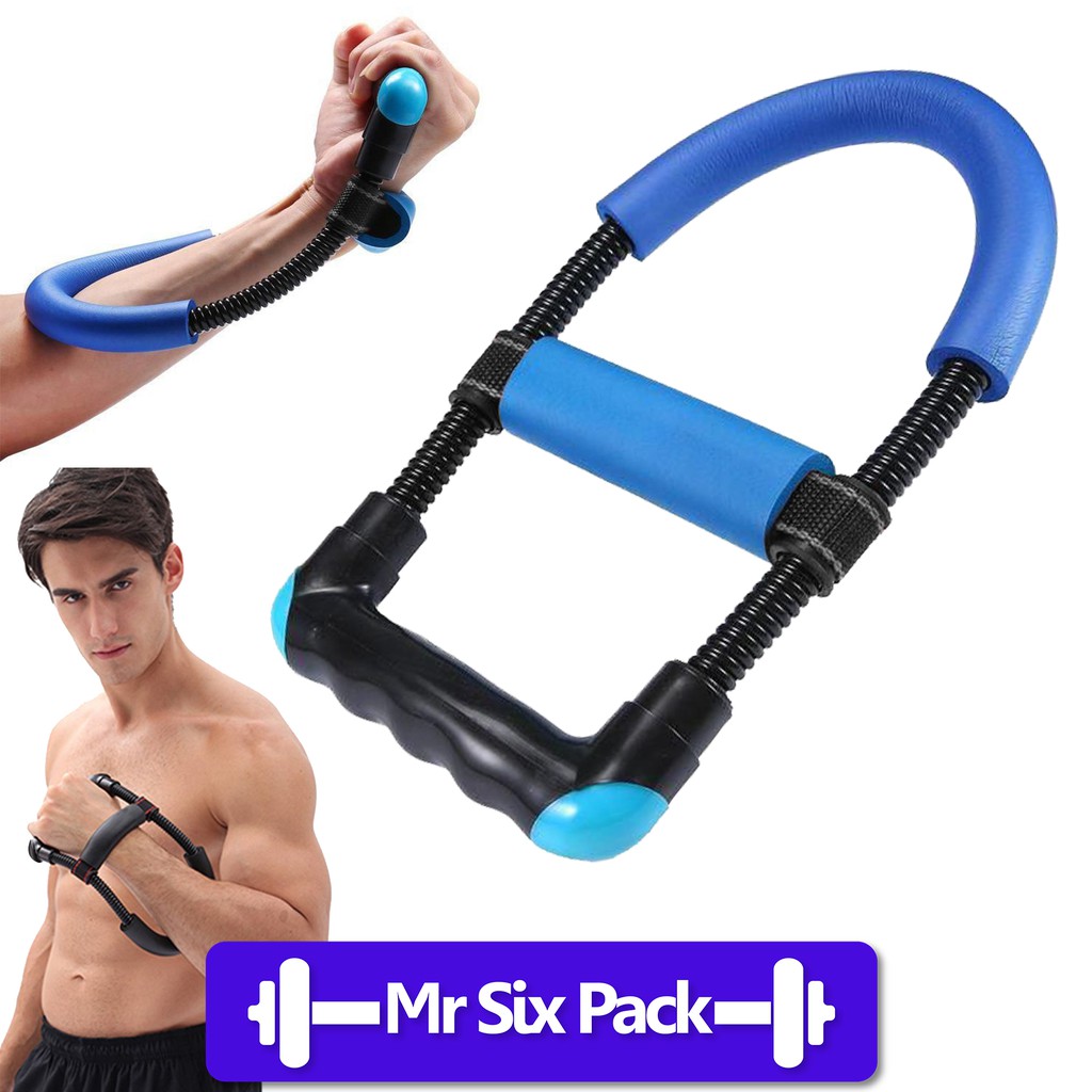 (RANDOM COLOUR) Adjustable Wrist Exerciser Forearm Hand Strengthener ...