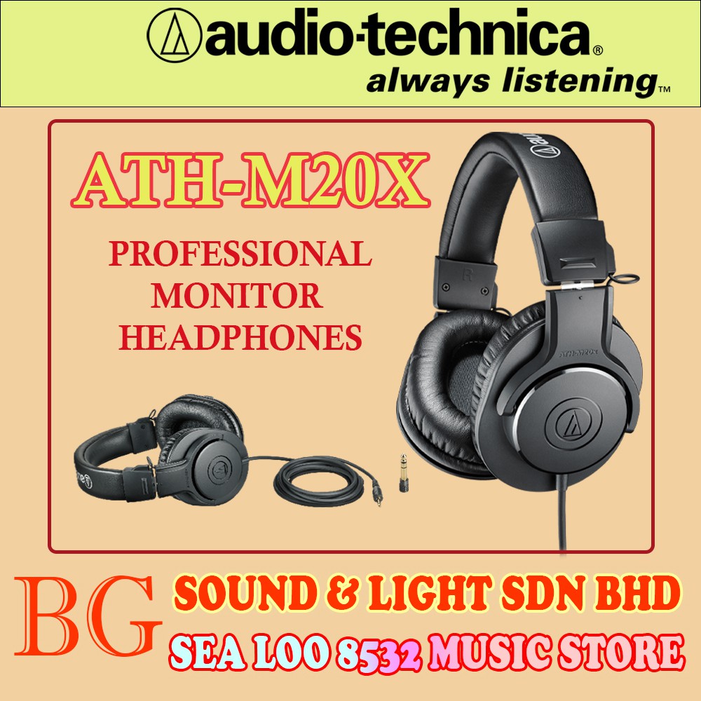 AUDIO TECHNICA ATH M20X M30X M40X M50X PROFESSIONAL MONITOR