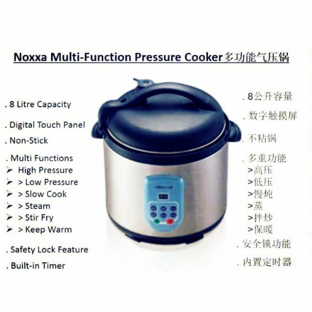 Noxxa Pressure Cooker Shopee Malaysia