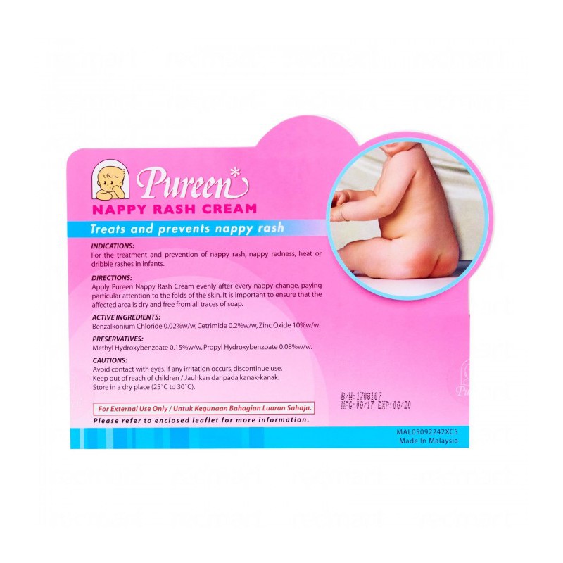 Pureen Nappy Rash Cream (50gm/100gm) | Shopee Malaysia