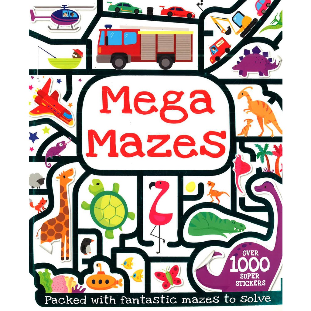 (BBW) Mega Mazes (ISBN:9781786702920) | Shopee Malaysia