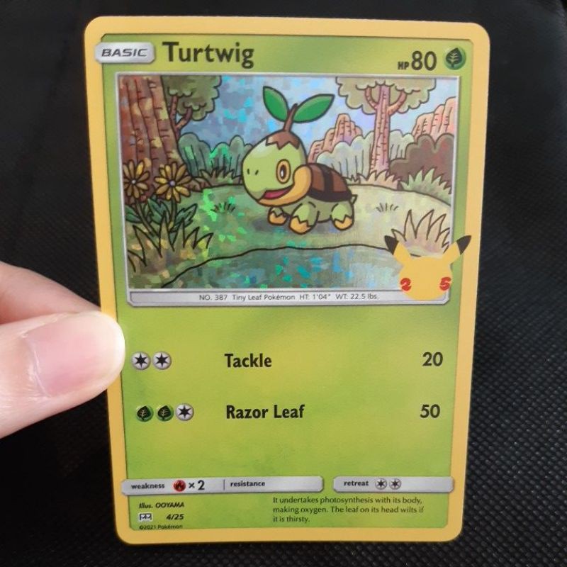 Pokemon Card TCG:McDonalds 25th Promo Chespin/Turtwig/Rowlet/Grookey/Chimchar/Fennekin/Torchic/Oshawott/Totodile/Froakie  | Shopee Malaysia