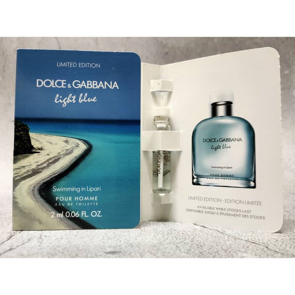 1.5ML DOLCE GABBANA LIGHT BLUE SWIMMING IN LIPARI POUR HOMME