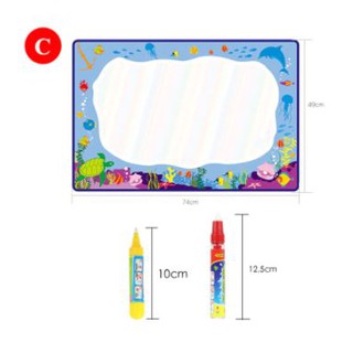 Big Size Water Drawing Mat Rug with Magic Pen Painting Board Kids