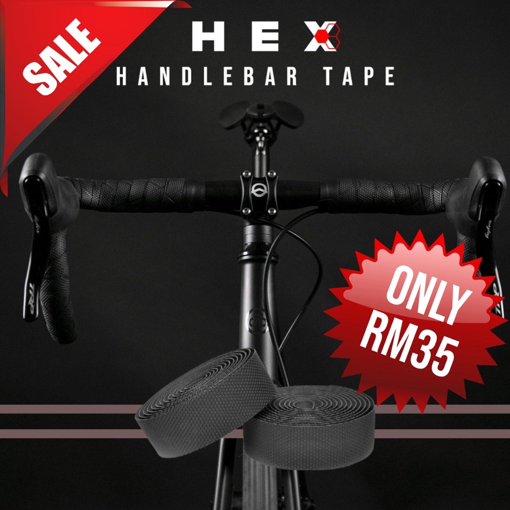 🔥Ready Stock🔥HEX Hexagon pattern Handlebar Tape RB Road bike TTBike triathlon Bicycle Bar Tape