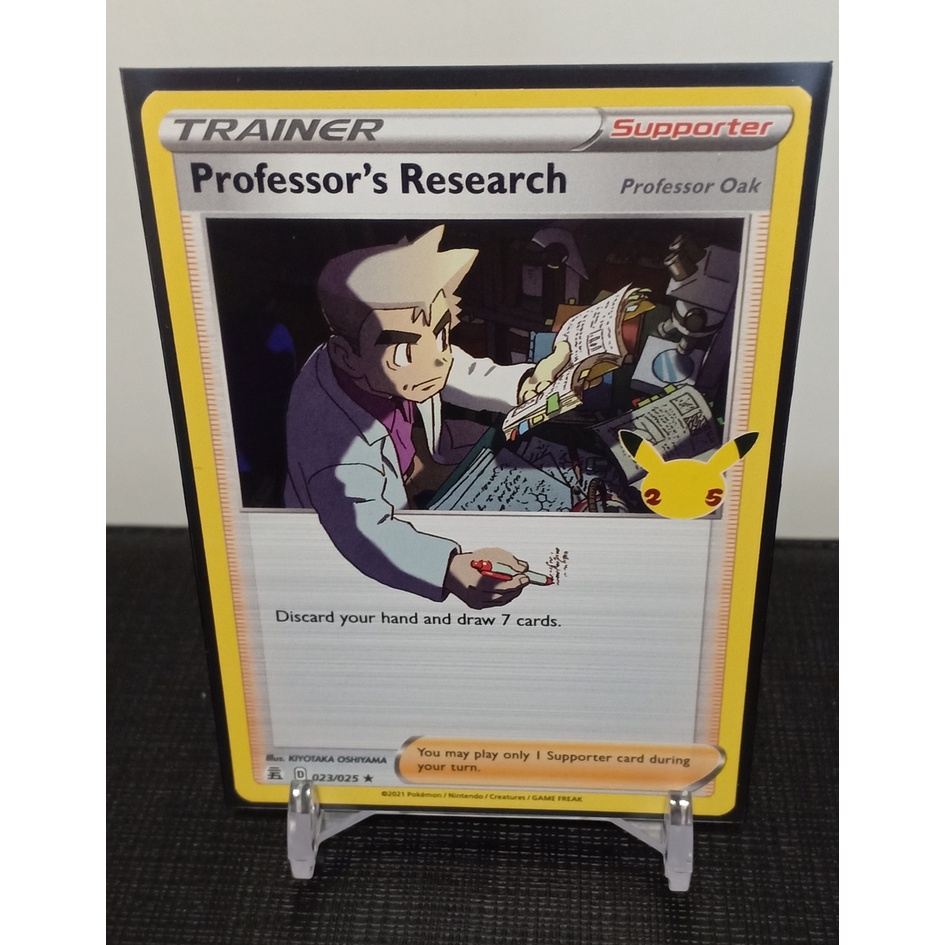 Pokemon TCG | Grade A | Professor Research (023/025) Holo (EN Version ...