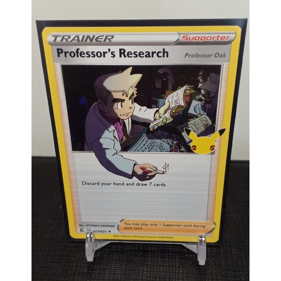 Pokemon TCG Professor's Research (Oak) Card – Read Description