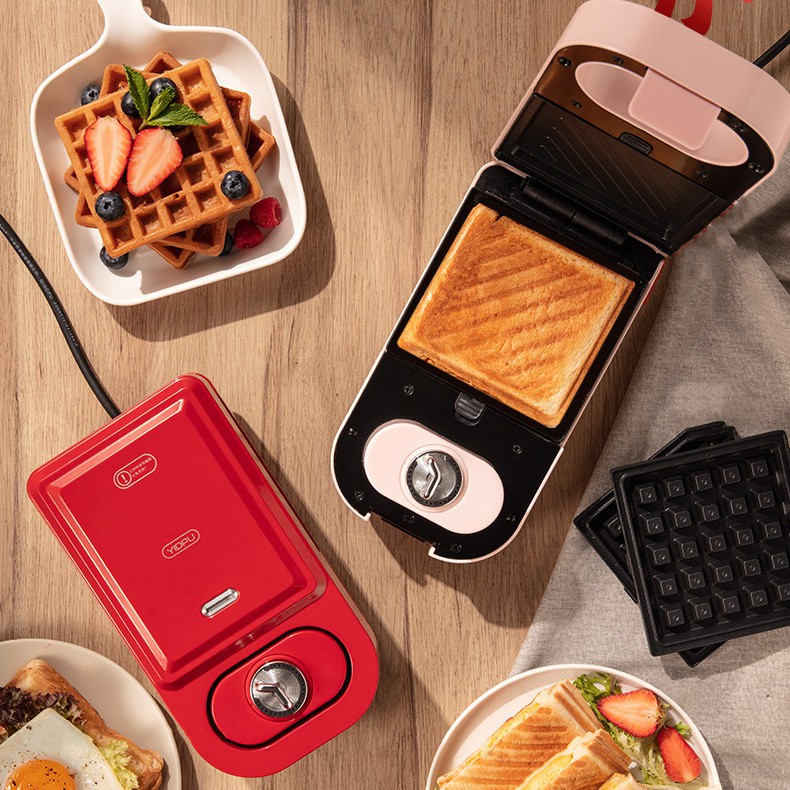 Sandwich Maker Breakfast Machine Mini Waffle Maker Multifunctional Electric  Cake Maker Toaster For Home Use