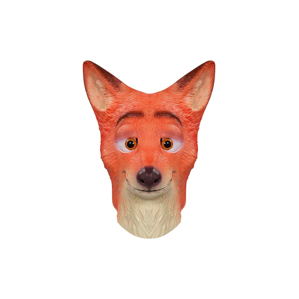 Zootopia Nick Mask Cosplay Latex Helmet Masquerade Halloween Party