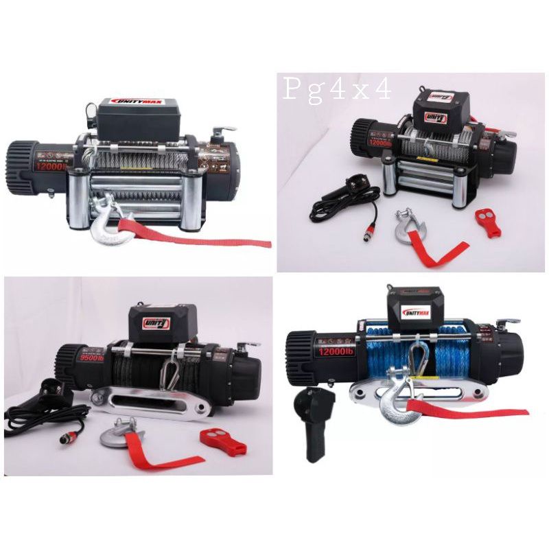 UNITY 9500lbs & 12000lbs steel rope & plasma rope electric winch
