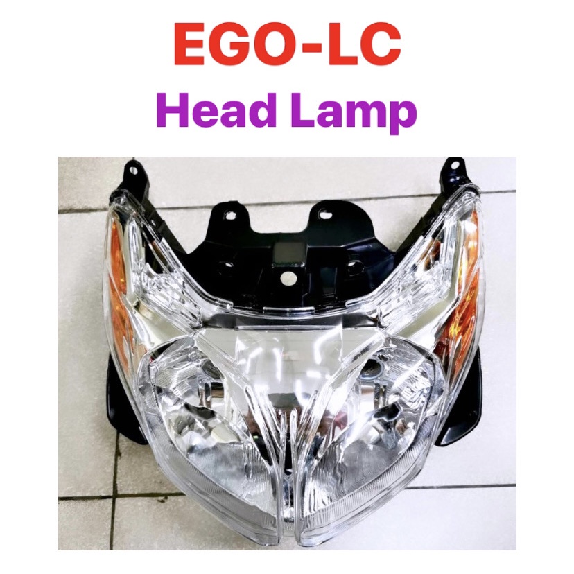 EGO LC FRONT HEAD LAMP CLEAR HEAD LIGHT FRONT HEADLAMP ASSY HEADLIGHT LAMPU BESAR DEPAN YAMAHA