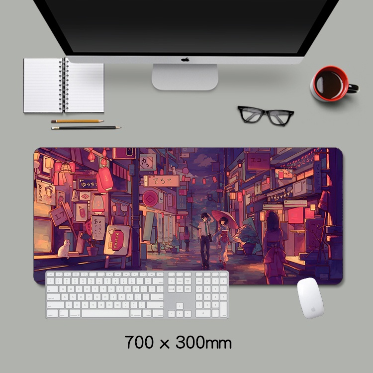 Tokyo Japan Nightlife Gaming Mouse Pad Large Extended Mousepad XL ...