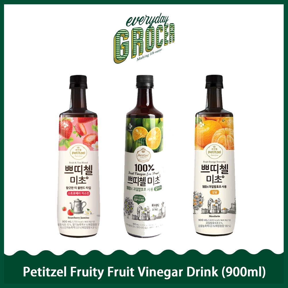 Korea CJ Petitzel Fruity Fruit Vinegar Drink (900ml) Shopee Malaysia