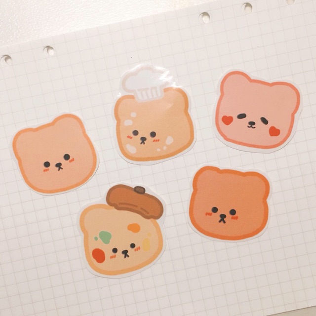 🧸cute Teddy Bear Sticker Pack 🌟 