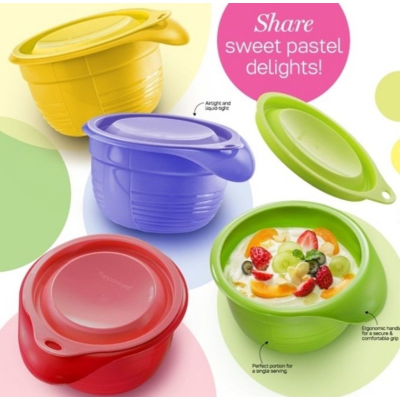 🔹Pretty Pastel Bowl Set(Tupperware brand) 🔹 | Shopee Malaysia