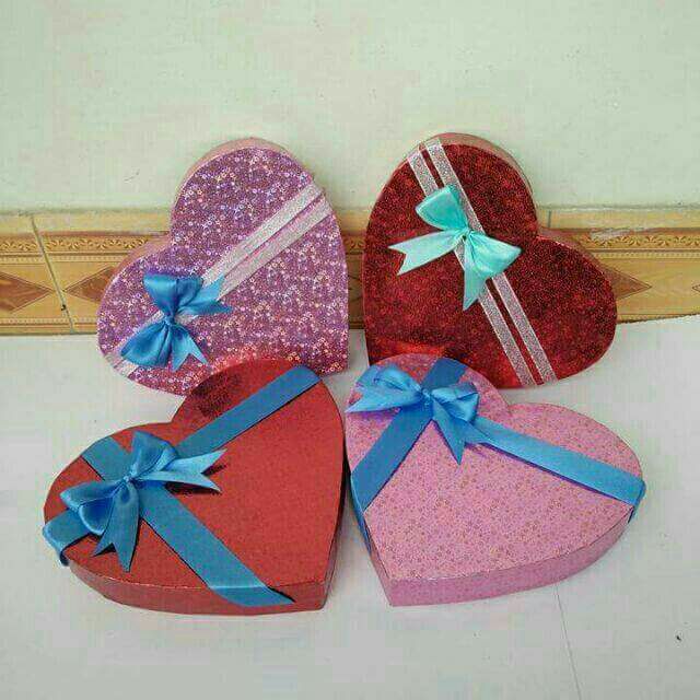 100 heart boxes 20cm | Shopee Malaysia