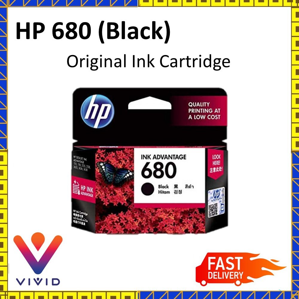 HP 680 BLACK / COLOR / COMBO / TWIN PACK INK Cartridge FOR HP 2135 / 1115/ 3635 / 4650 / 3830 / 3630