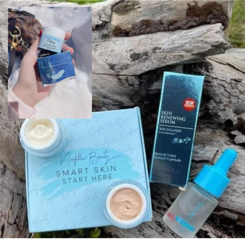 NB SCAR ACNE THERAPY CREAM TRIAL 🔥ORIGINAL🔥 NURFELLA BEAUTY / NB SCAR TREATMENT SERUM GRAPESEED