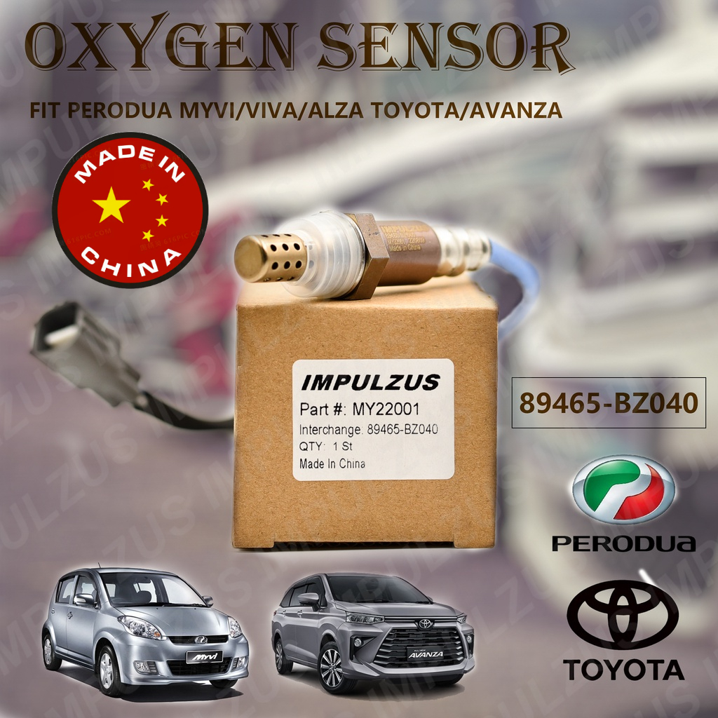 OXYGEN SENSOR O2 SENSOR 89465BZ040 PERODUA MYVI VIVA ALZA LAMBDA