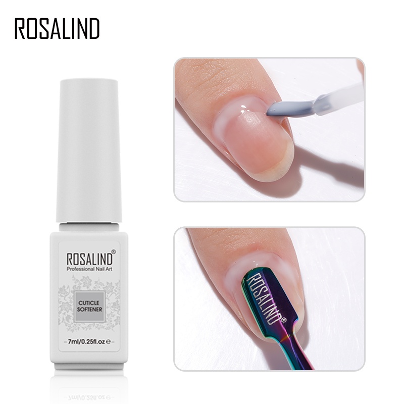 ROSALIND 1PCS Nail Cuticle Softener Dead Skin Exfoliator Oil Cuticle