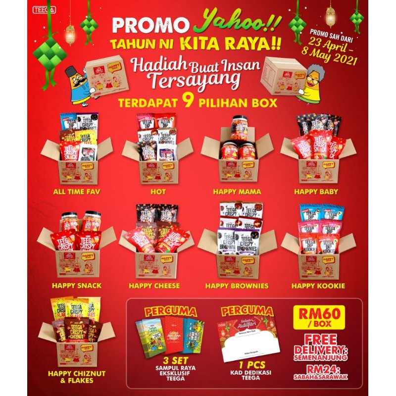 Promo Raya Teega Happy Box | Shopee Malaysia