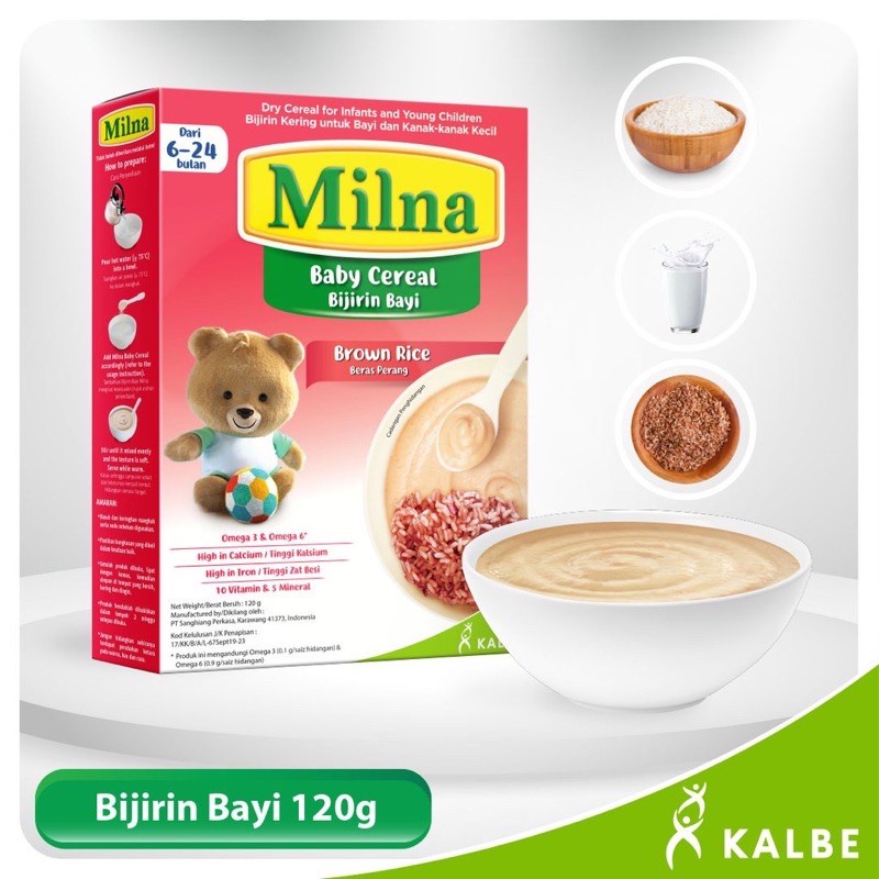 MILNA BABY CEREAL 120G (Dry Cereal for Infants & Young Children