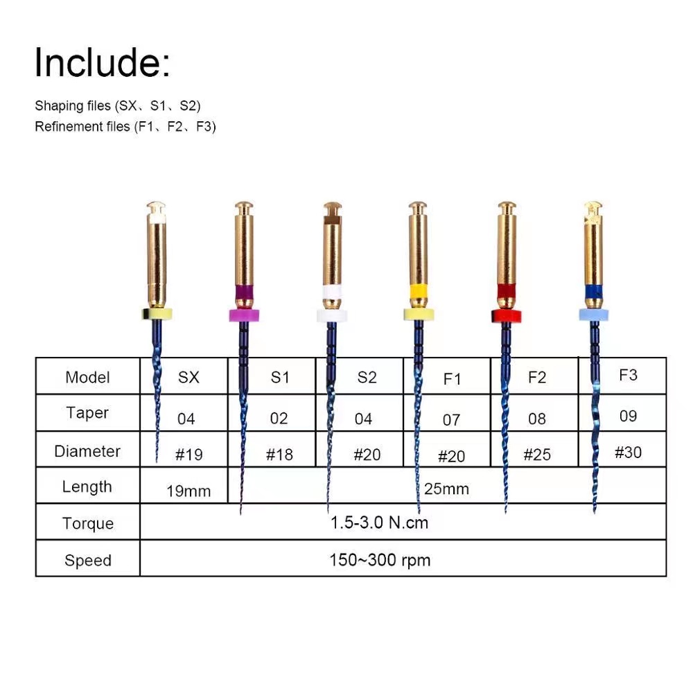Dental instrument heat activation blue files endo file engine use ...