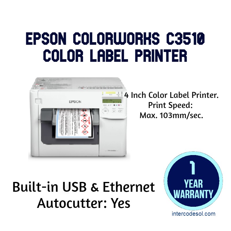 Epson Colorworks Tm C3510 Color Label Printer Shopee Malaysia 6727